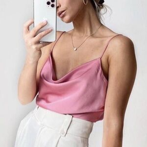 Zara Elegant Pink Women's Top